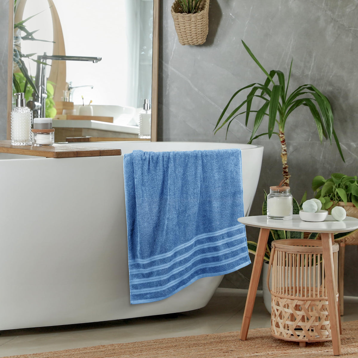 Utopia Towels 4 Pack Premium Bath Towels Set, 76 x 152 CM 100% Ring Spun Cotton, Lightweight and Highly Absorbent Quick Drying Towels - image 4
