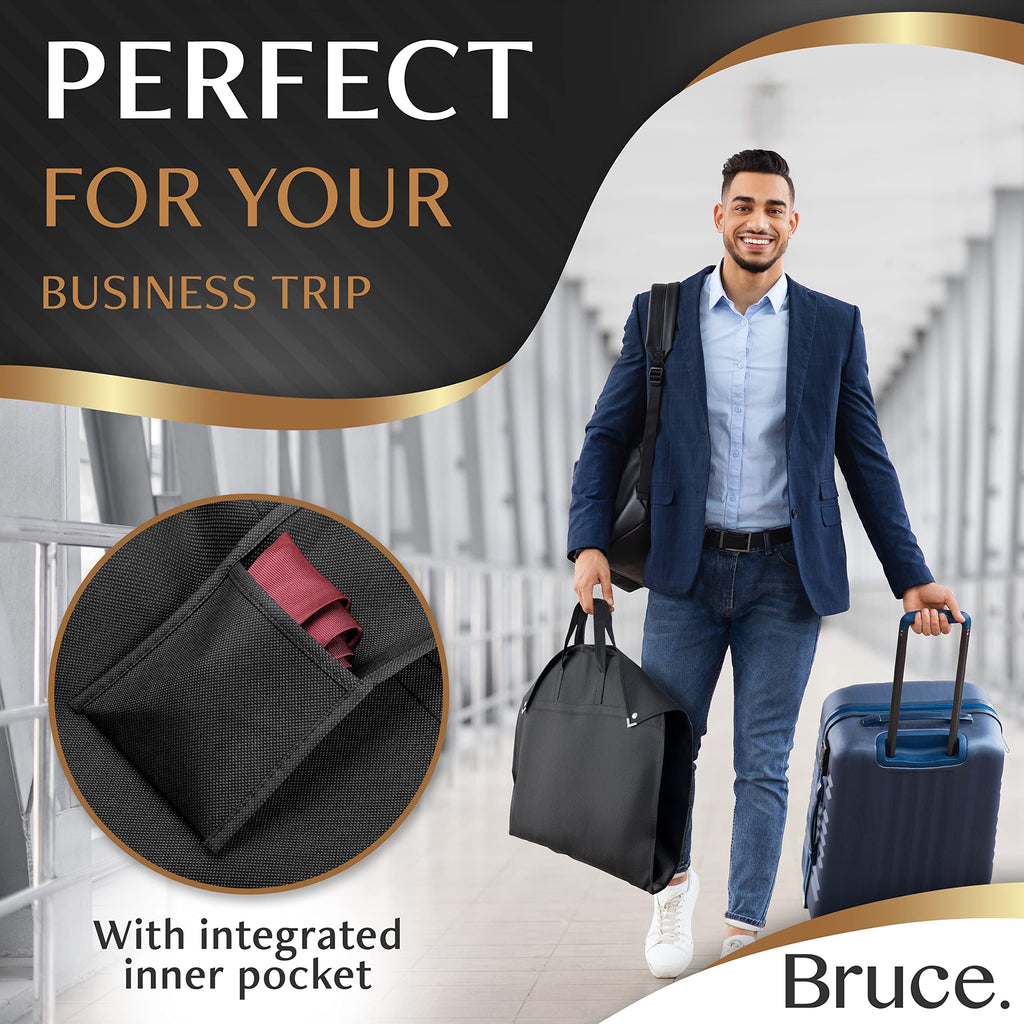 Bruce.® 5x Garment Bags 100x60 cm – Black - image 3