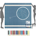 furora HOLIDAY XXL Turkish Beach Towel - 200x200cm Cotton Picnic Blanket