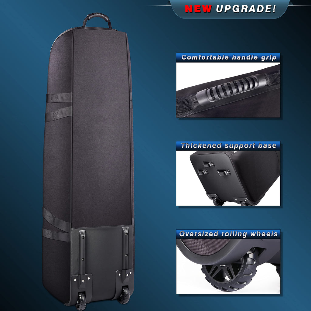 CHAMPKEY Soft-Padded Golf Travel Bag | 1200D Oxford Fabric – Grey