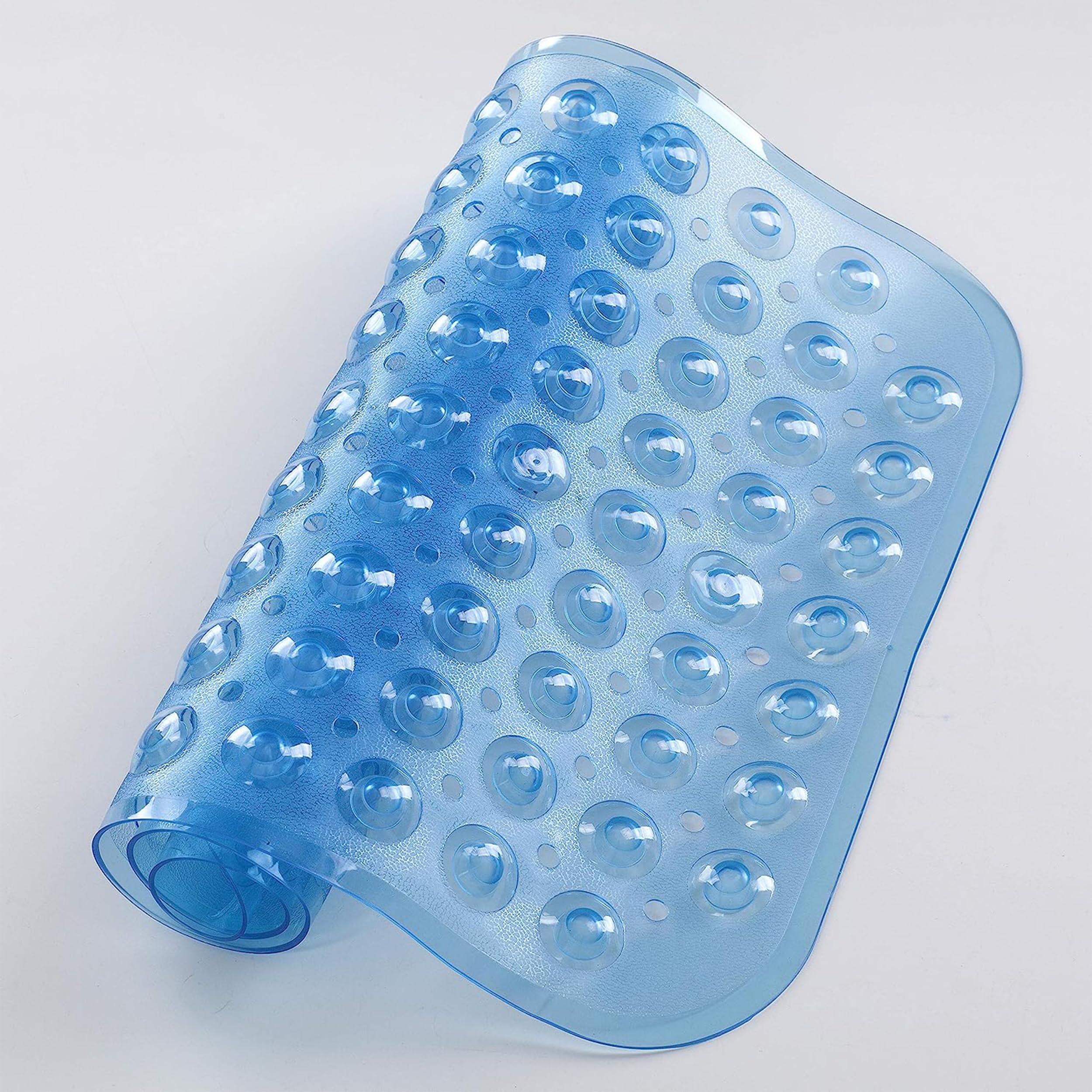 Yorkshire Bedding Non-Slip Shower Mat – Anti-Mould PVC Bath Mat, 70x38cm