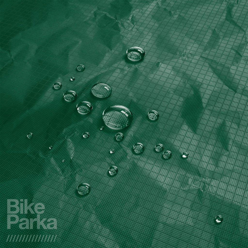 BikeParka Urban Waterproof Bicycle Cover – Forest Green Ripstop Nylon