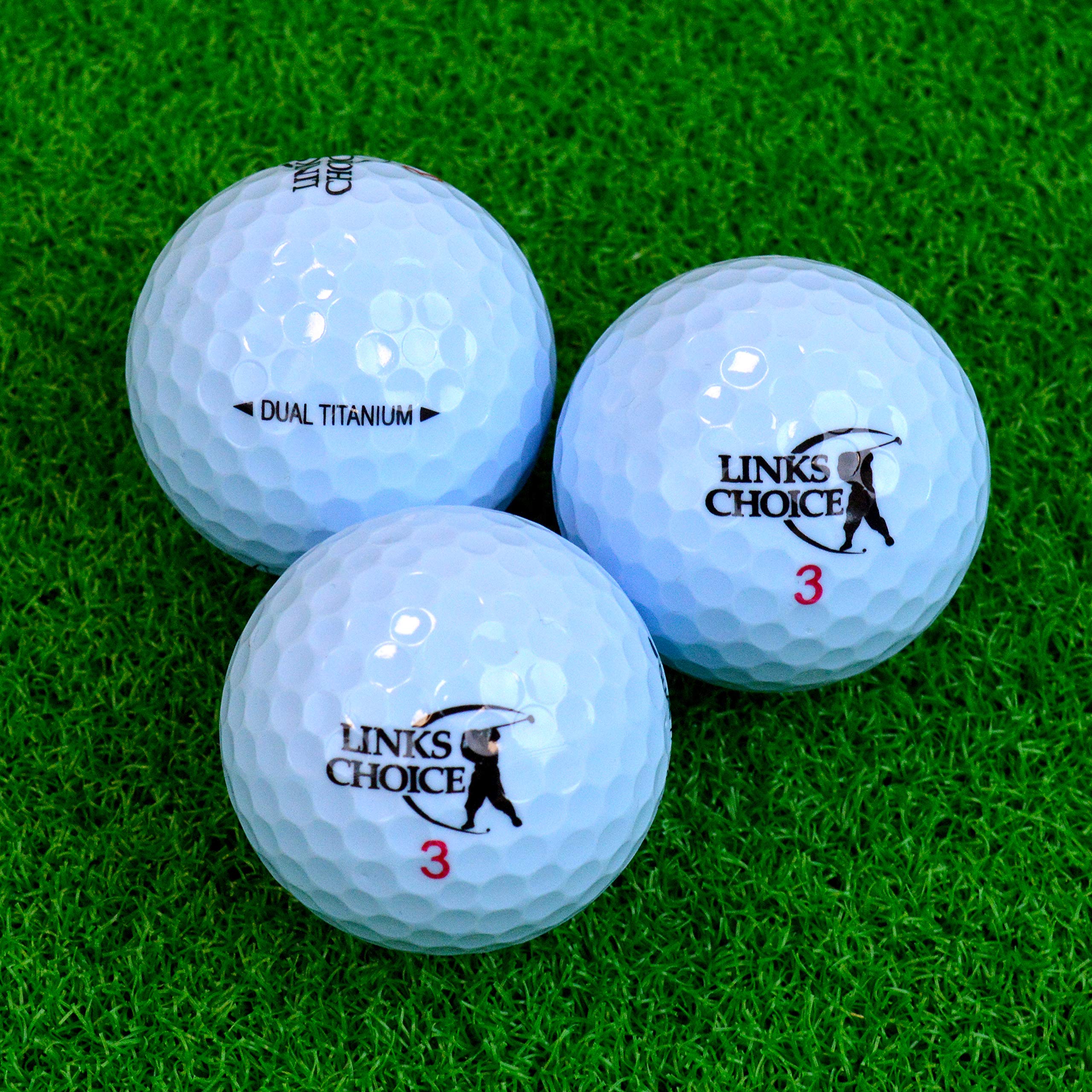 Links Choice Blue Golf Balls – 100 Pack High Visibility Distance Balls
