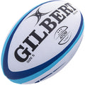 Gilbert Atom Match Rugby Ball – Size 5 Hand Stitched Blue Match Ball