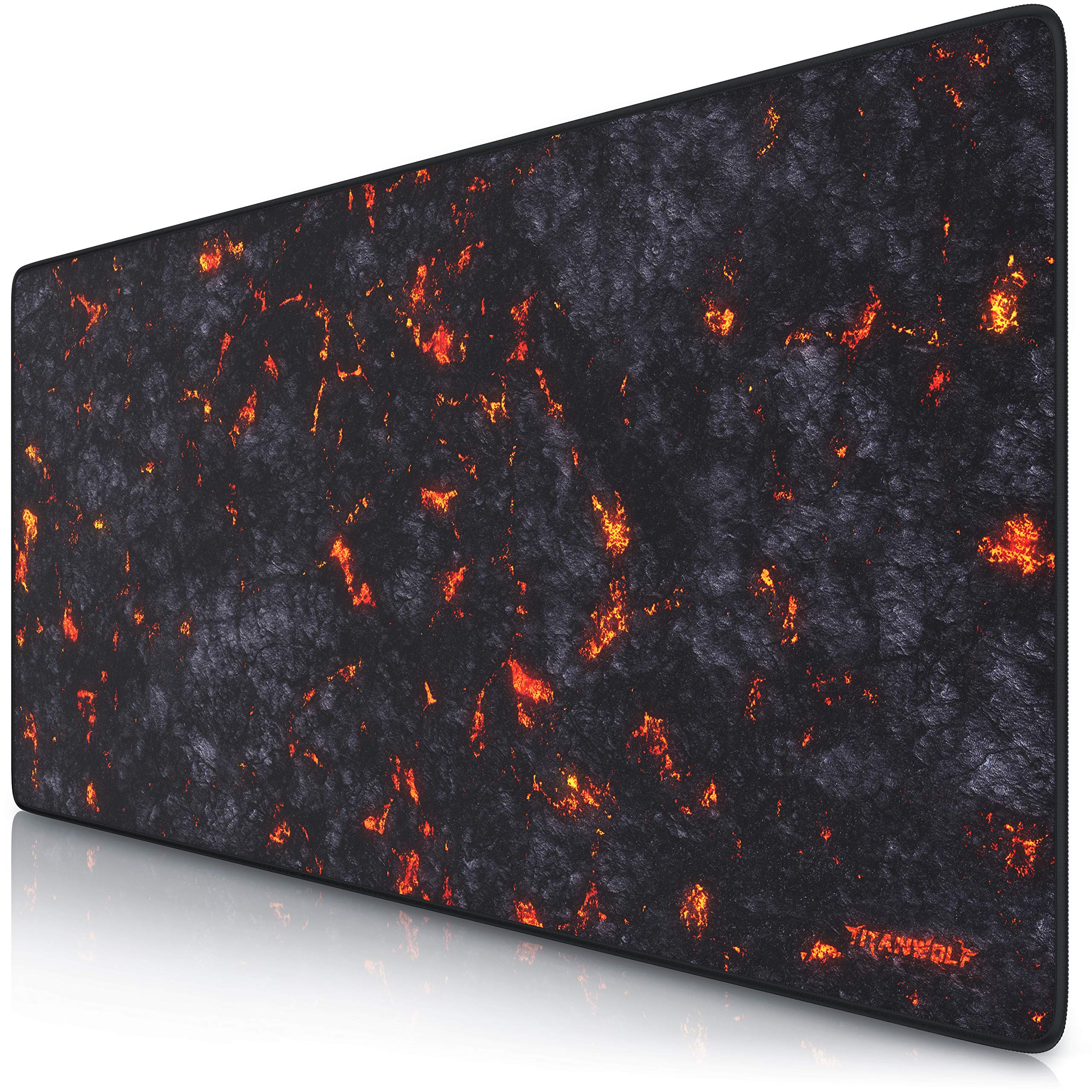 Titanwolf XXL Speed Gaming Mouse Pad – 900x400mm Lava Design Mat