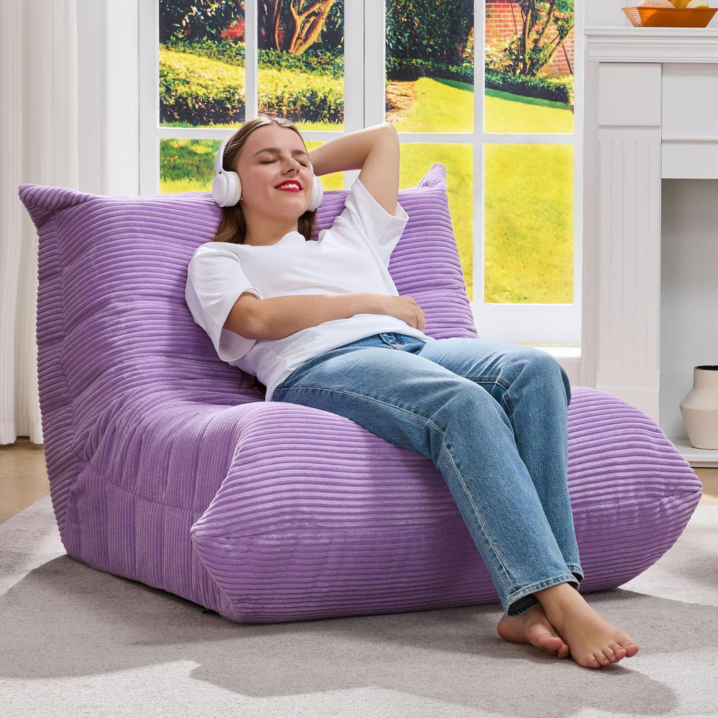 Hobestluk Big Bean Bag Chairs for Adults Fireside BeanBag Couch Togo Sofa - image 3