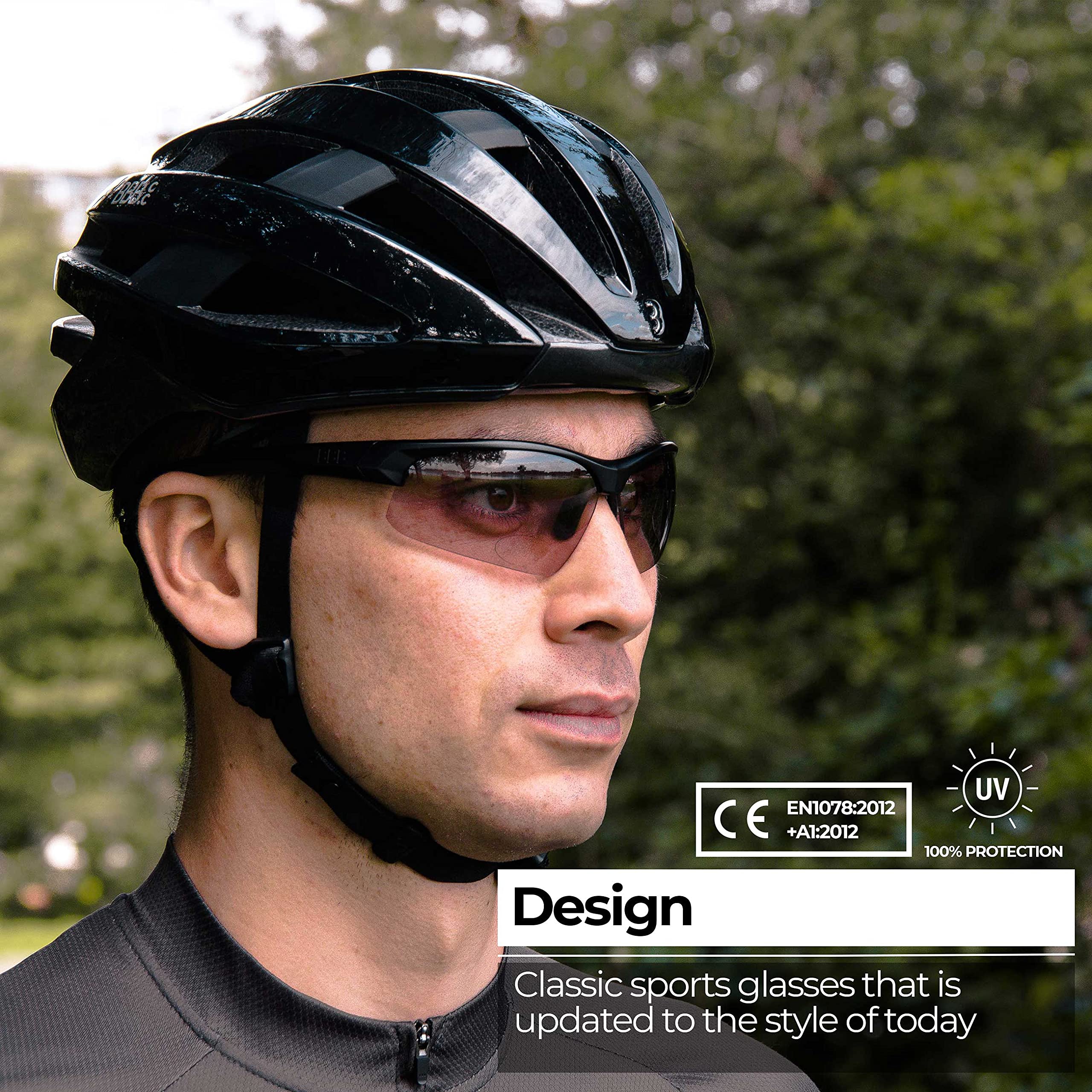 BBB Cycling Impress Reader Bifocal Photochromic Sunglasses - Matt Black