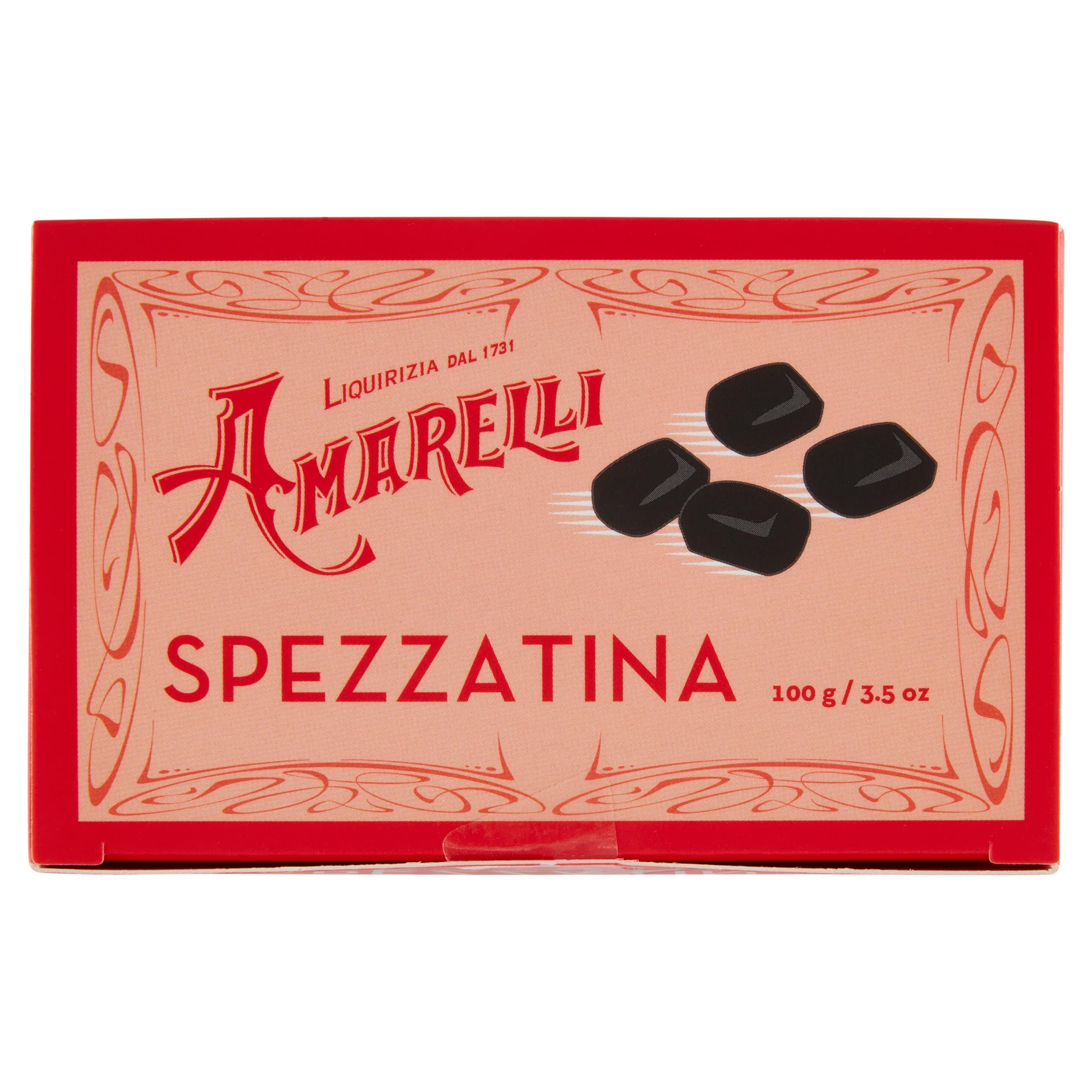 Amarelli Sugar Free Spezzatine Pure Italian Liquorice - 100g Box