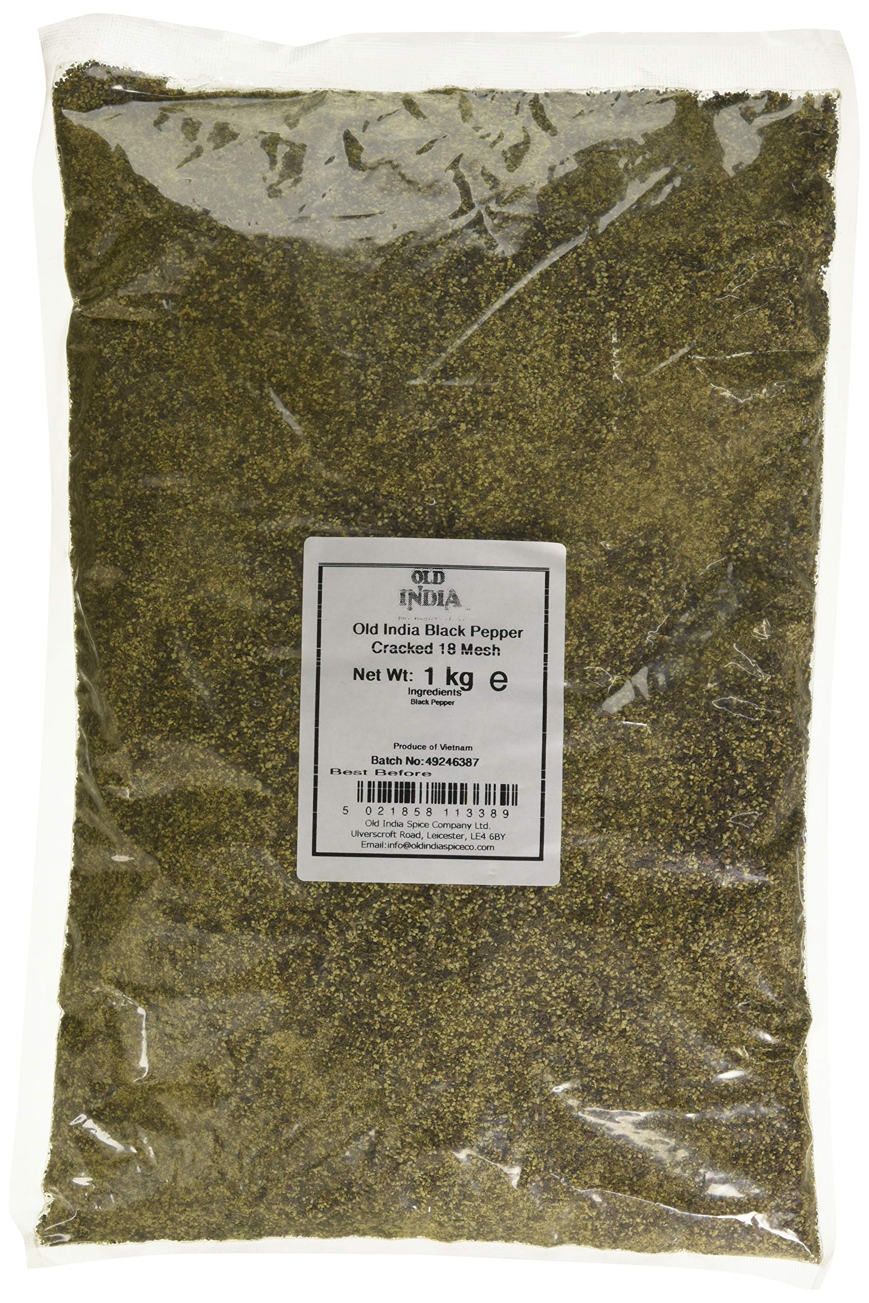 Black Pepper Cracked 18 Mesh - Bulk Cooking Seasoning 1kg