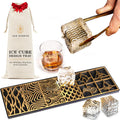 Ash Harbor Ice Designer Tray – Aluminum Whiskey Ice Cube Stamp Mold