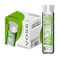 VOSS Lime Mint Sparkling Water – 12 x 375ml Glass Bottles – Zero Sugar