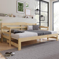 Merax Daybed,Cabin Bed,SIngle Guest Bed Sofa Bed,Versatile Daybed with Pull-Out Trundle - Perfect for Living Room and Bedroom