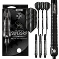 Harrows Supergrip Black Edition 90% Tungsten Steel Tip Darts Set