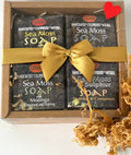 Sea Moss Soap Gift Set | Handcrafted Vegan Cold-Pressed 4-Pack