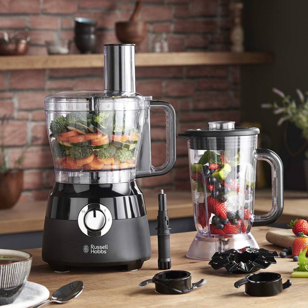 Russell Hobbs Desire Food Processor | 1.5L Blender & Stainless Steel Blades