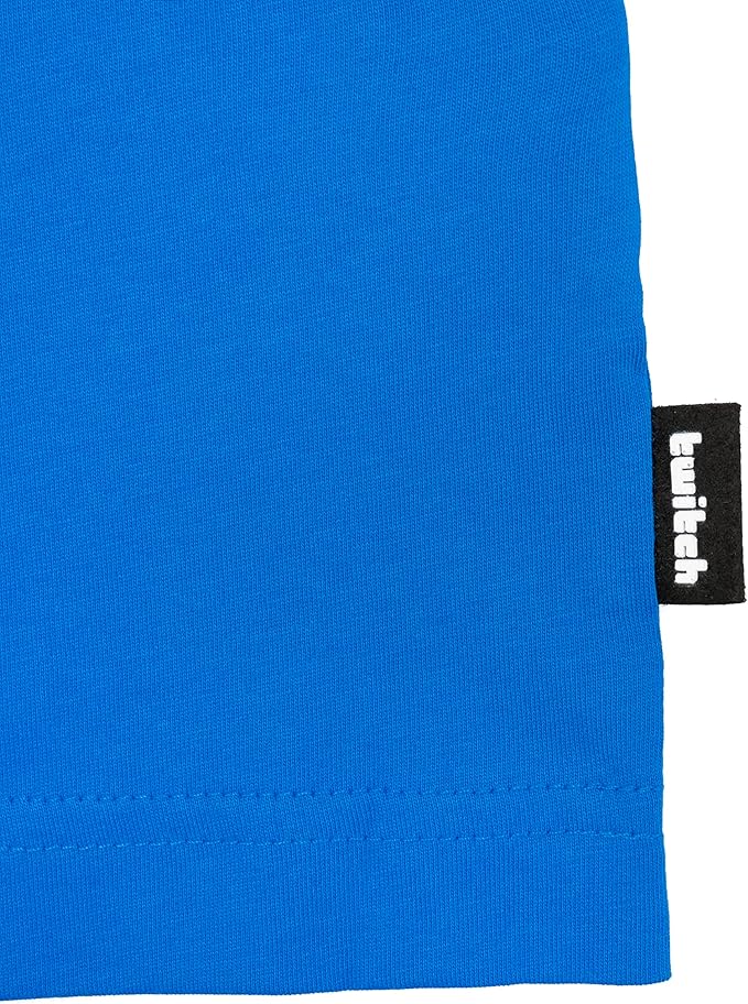Twitch Graphic T-Shirt | 100% Cotton Unisex Regular Fit - Electric Blue