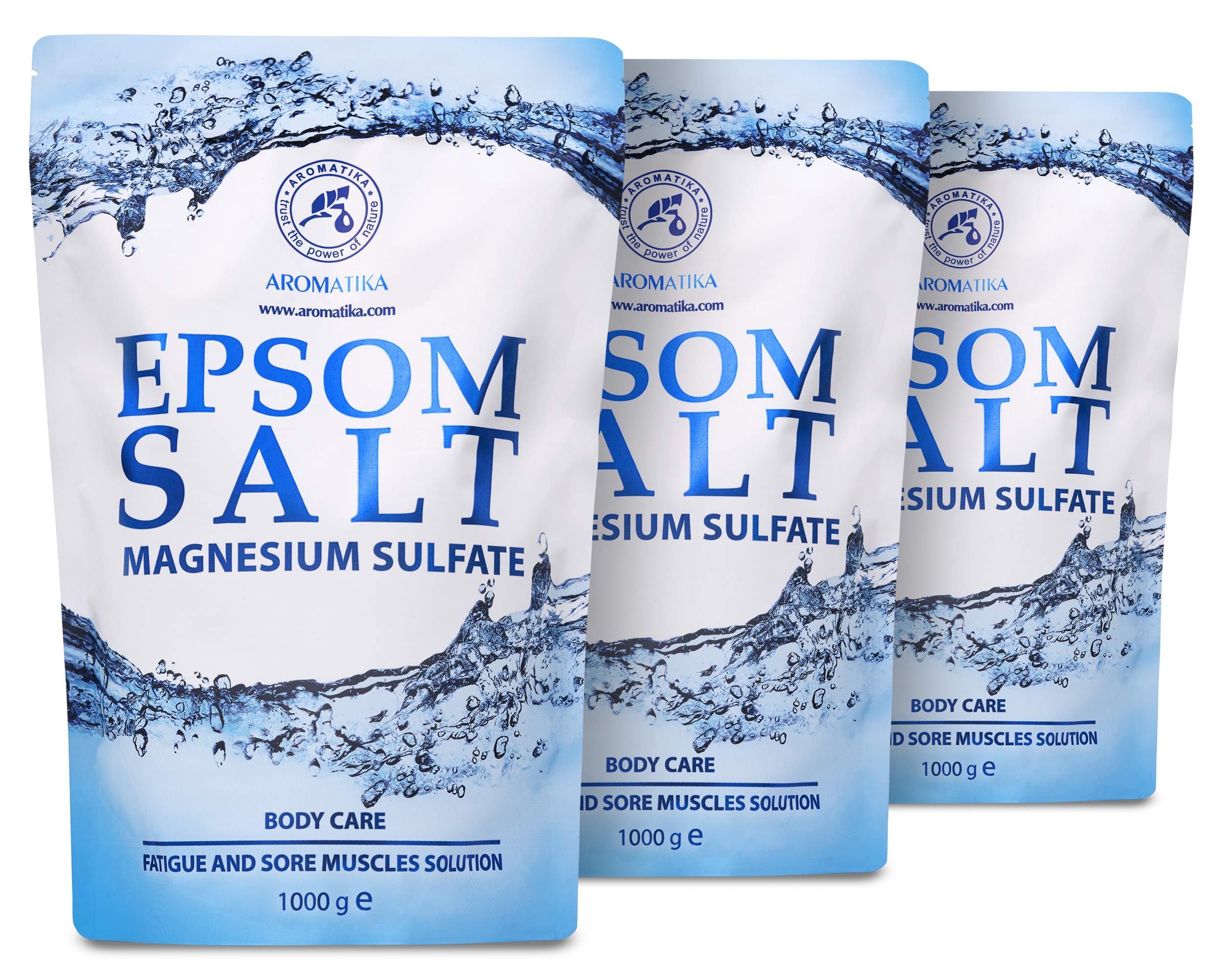 Jolof Store Pure Epsom Bath Salts – 3kg Magnesium Sulphate Muscle Soak