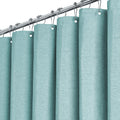 BTTN Turquoise Shower Curtain | 182x200cm Weighted Waterproof Fabric