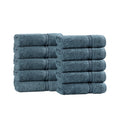 Superior Egyptian Cotton Face Towel Set | 10-Piece 600 GSM Sapphire