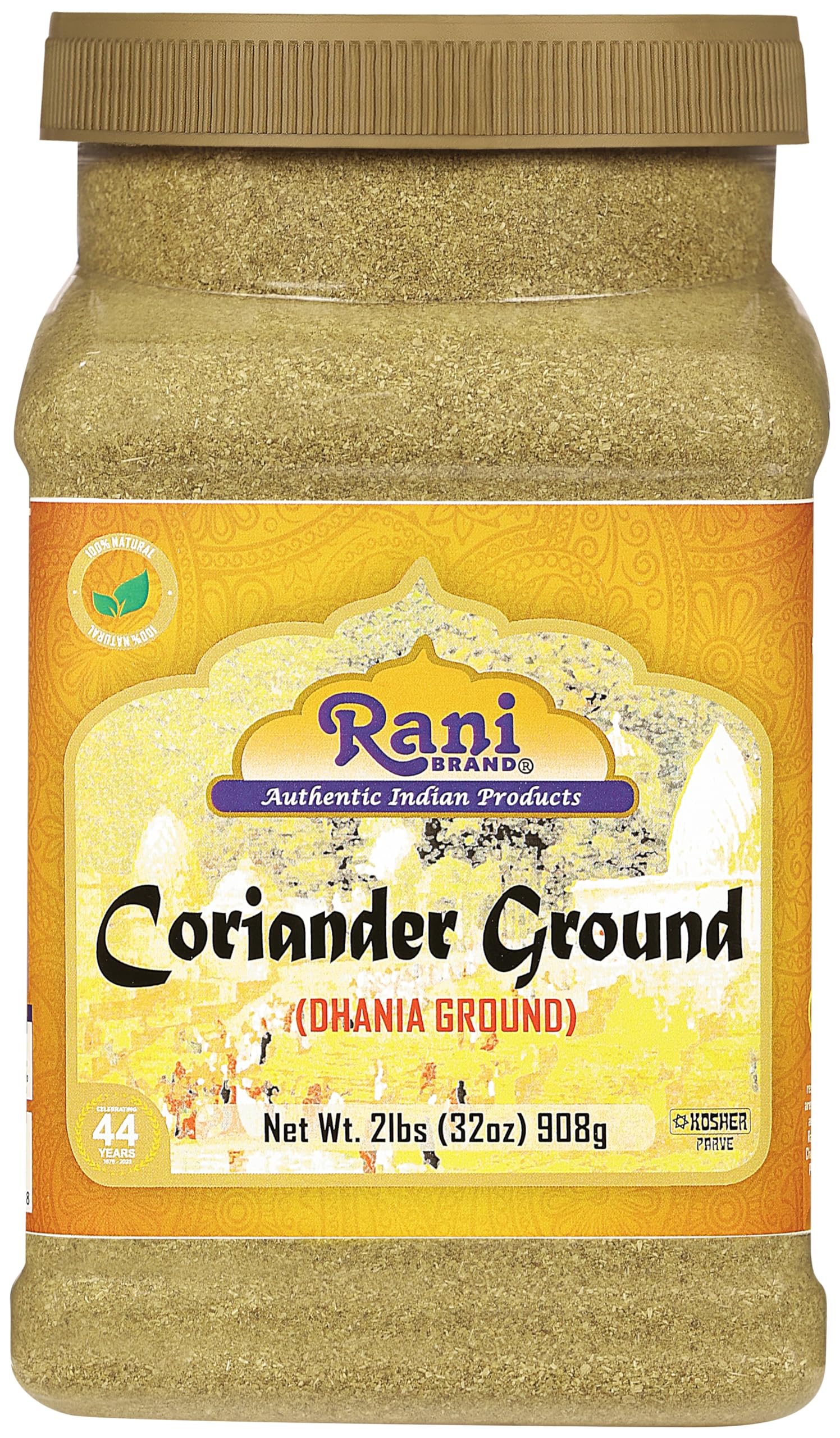 Rani Coriander Ground Powder – 32oz (2lb) All Natural Indian Dhania