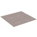 TATAY Pisces Non-slip PVC Bath Mat – Anti-Bacterial Taupe, 54 x 54 cm