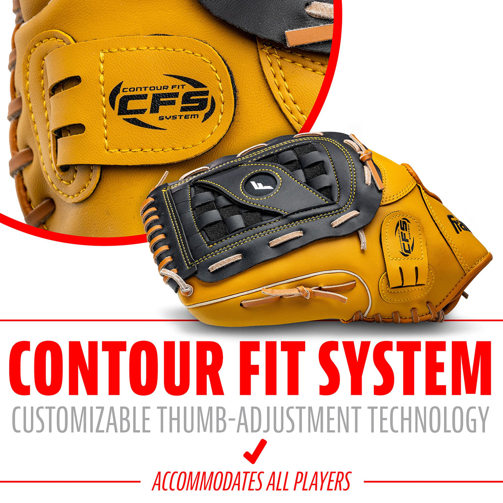 Franklin Sports Field Master Baseball & Softball Glove - Synthetic Leather