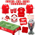 Arsenal FC Official 77-Piece Party Supplies Kit for 6 Guests