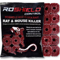 Roshield Rat & Mouse Killer Wax Block Bait - All-Weather Rodenticide 3kg