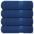 Infinitee Xclusives 100% Cotton Bath Towels Set of 4 | Tranquil Navy