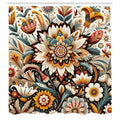 Abakuhaus Boho Floral Shower Curtain | Waterproof Fabric | 175 x 200 cm