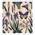 Abakuhaus Witchy Leaves Shower Curtain | Waterproof Fabric Bathroom Decor