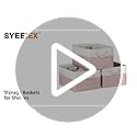 Fabric Storage Baskets for Shelves | 3-Pack Pink Linen Bins