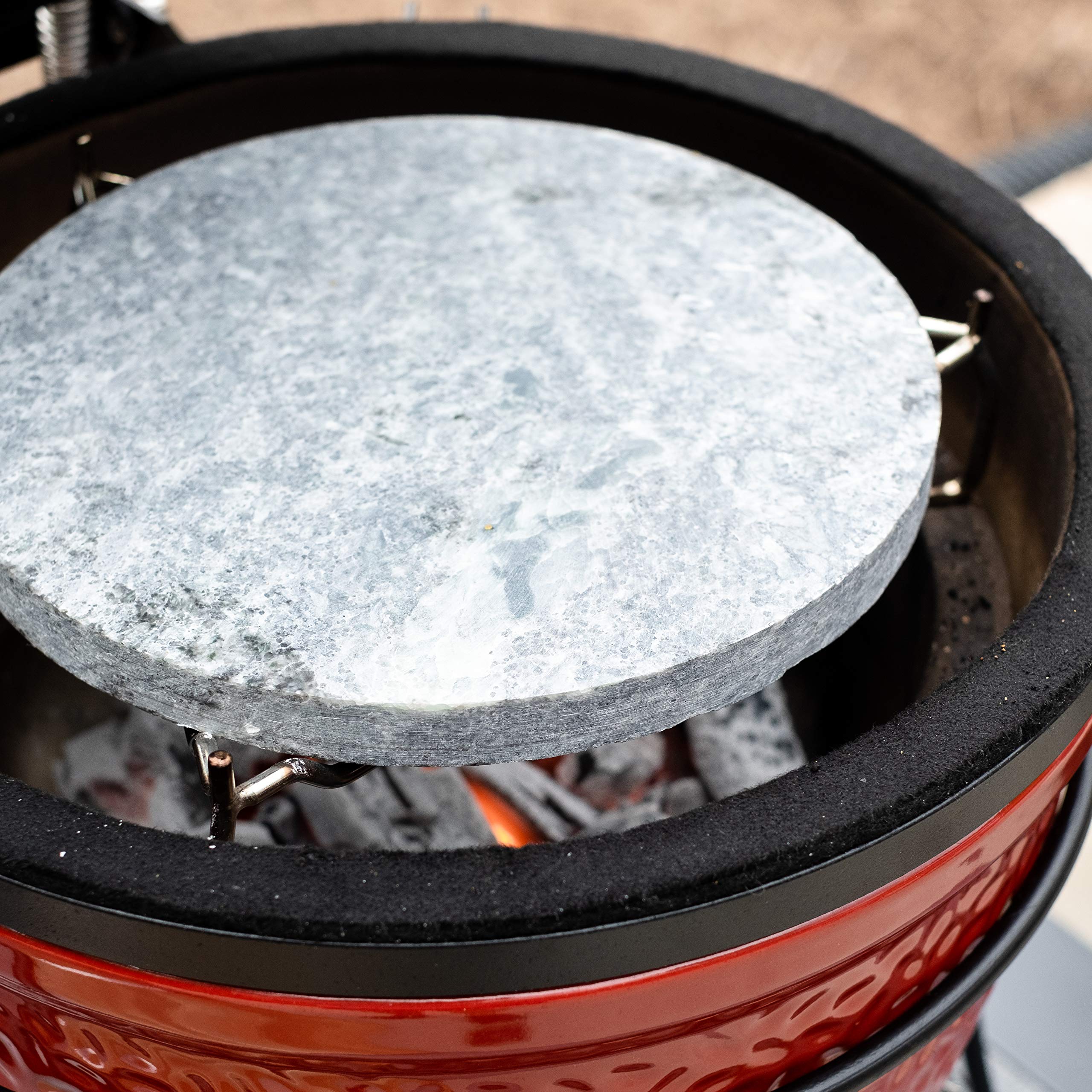 Kamado Joe Soapstone Cooking Surface – Non-Stick Joe Junior Accessory