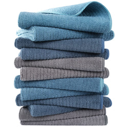 Polyte Premium Microfibre Kitchen Dish and Hand Towels, 12 Pack – 40x71 cm