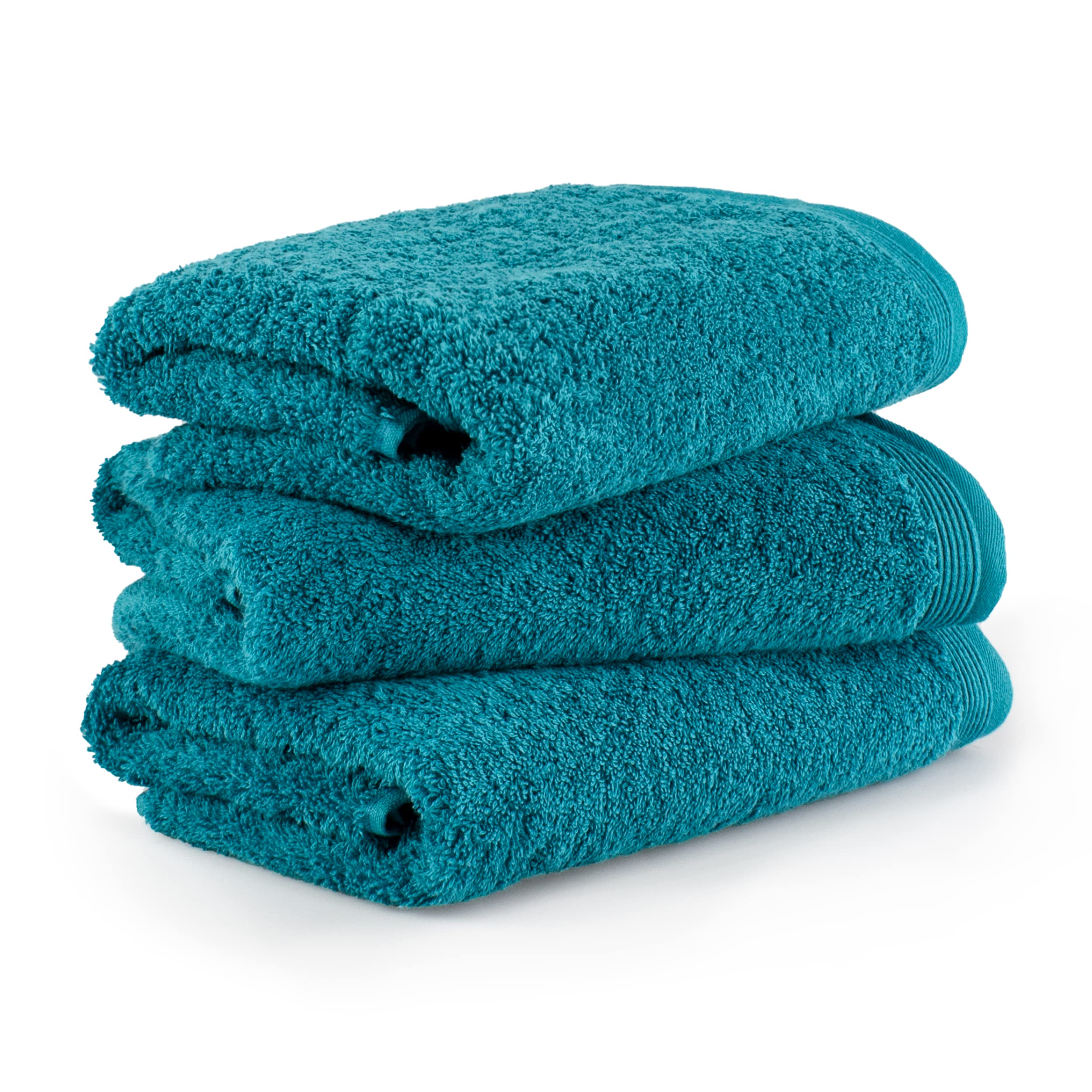 Möve Superwuschel Hand Towel Set | 100% Cotton | 3-Piece, Lagoon