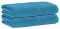 DTEX HOMES 2-Piece Large Bath Sheet Set | 100% Cotton 600 GSM – Teal