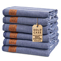 Lycia Turkish Beach Towel Set of 6 – 100% Cotton Sand Free & Quick Dry