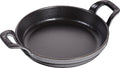 Staub Cast Iron Round Roasting Dish – Graphite Grey Enamel, 16 cm