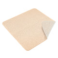 Dikots 60x60cm Square Shower Mat – Non-Slip Beige Loofah PVC Mat