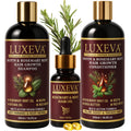 Luxeva Biotin & Rosemary Hair Growth Set - 3-in-1 Thickening Shampoo & Serum