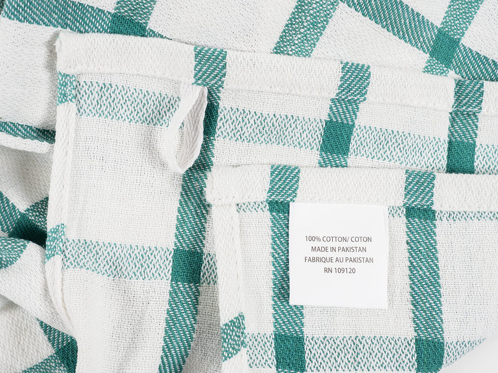 KAF Home Assorted Flat Kitchen Towels | Set of 10 Dish Towels, 100% Cotton - 18 x 28 inches | Ultra Absorbent Soft Kitchen Tea Towels - image 4