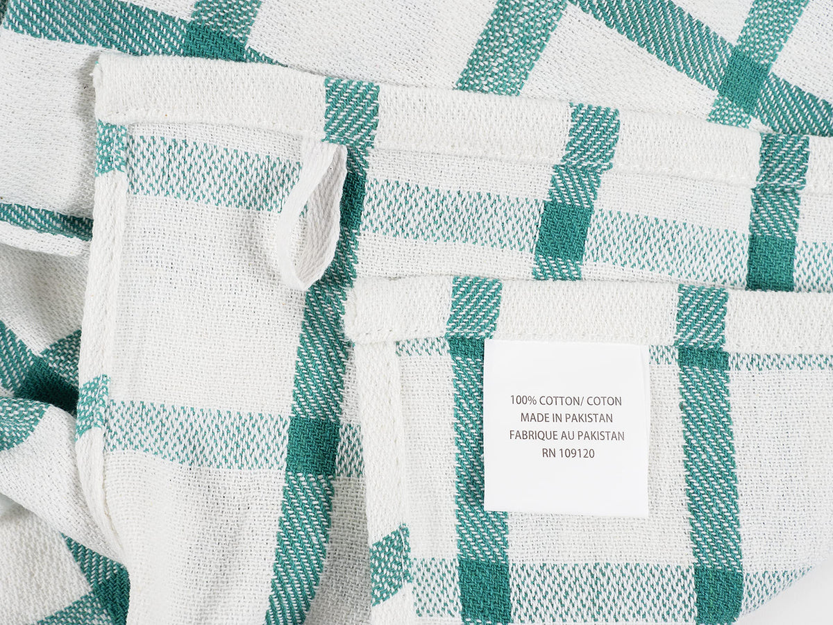 KAF Home Assorted Flat Kitchen Towels | Set of 10 Dish Towels, 100% Cotton - 18 x 28 inches | Ultra Absorbent Soft Kitchen Tea Towels - image 4