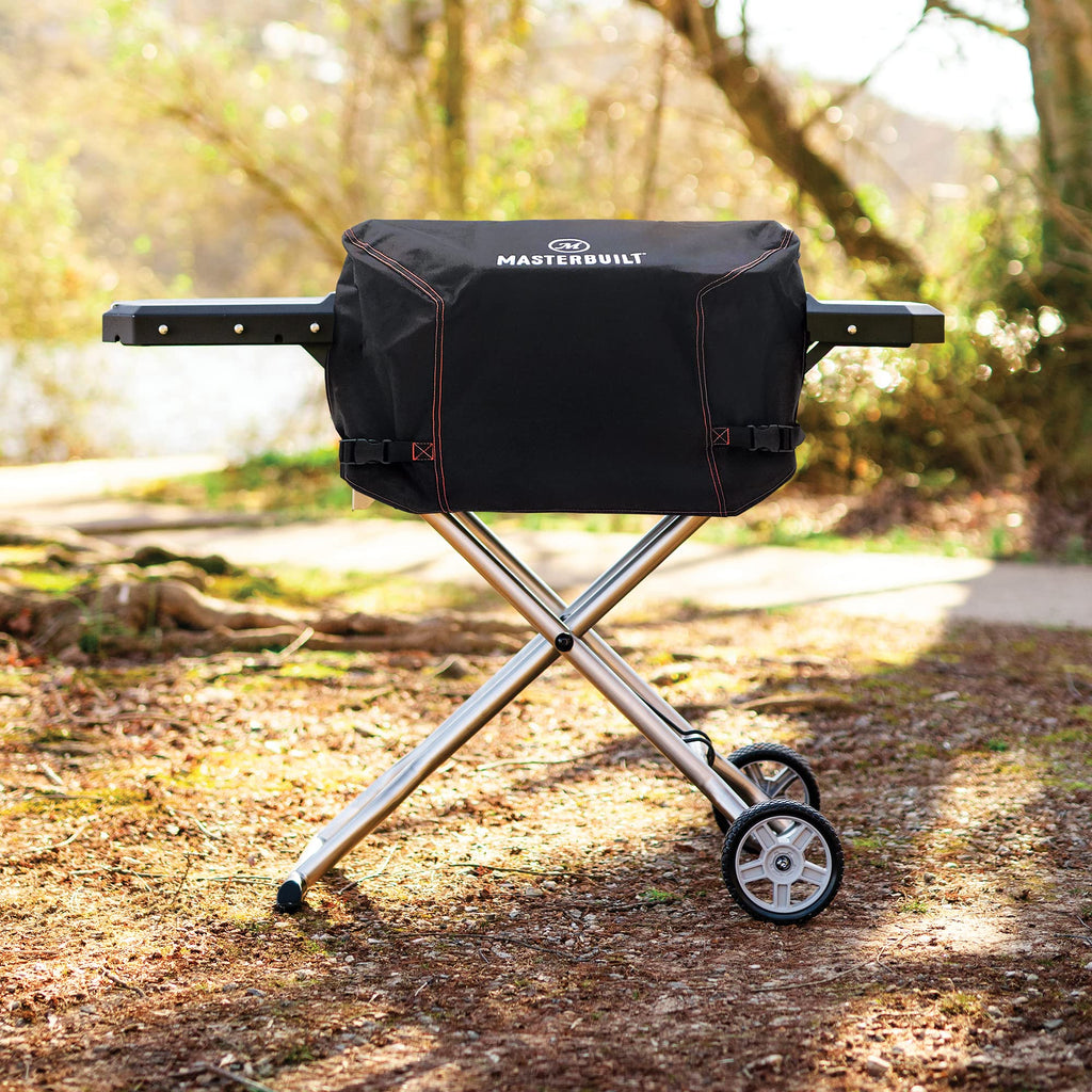 Masterbuilt Portable Charcoal Grill Cover – Durable UV-Resistant Black