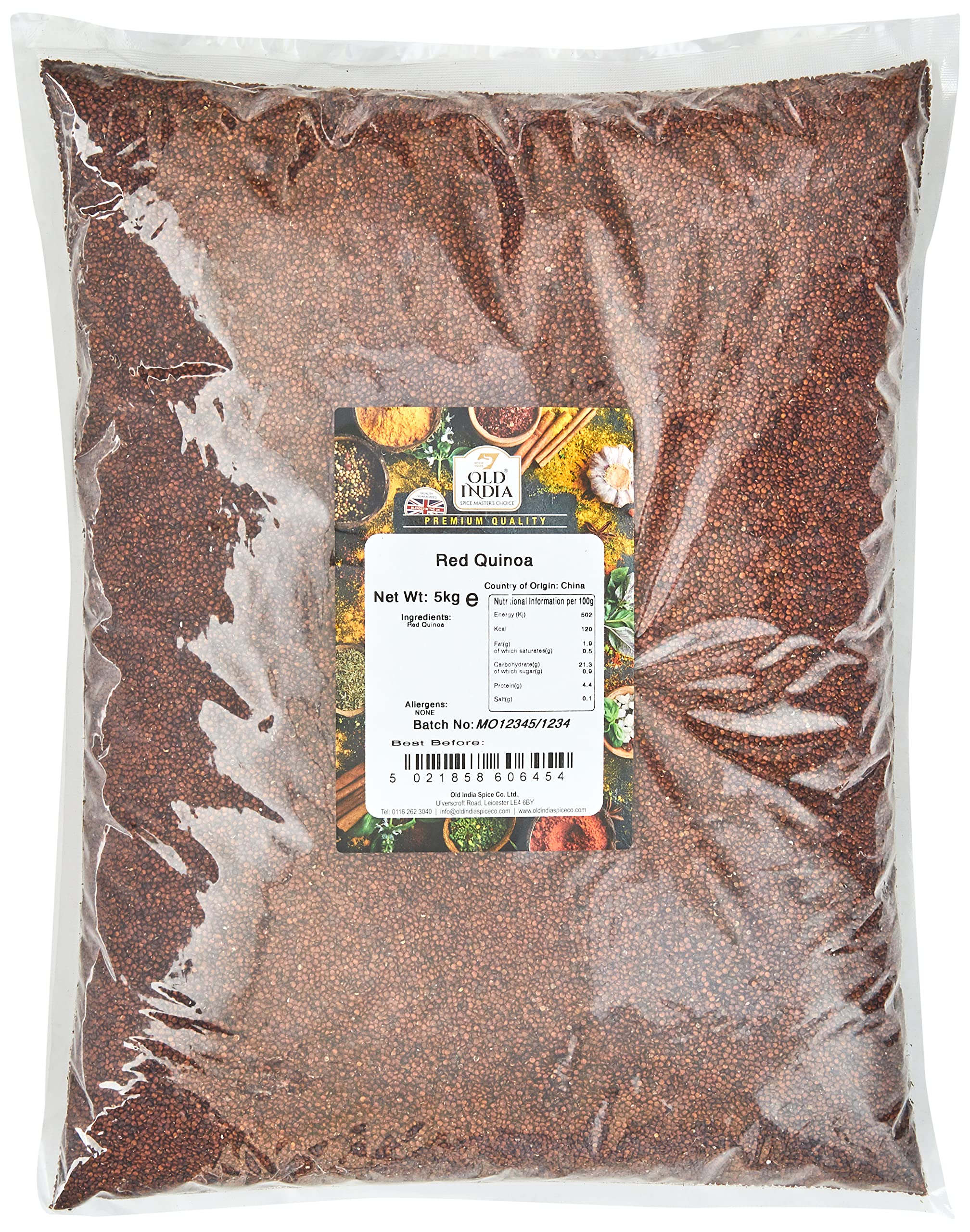 Red Quinoa 5kg – Bulk Gluten-Free Vegan Superfood Grain