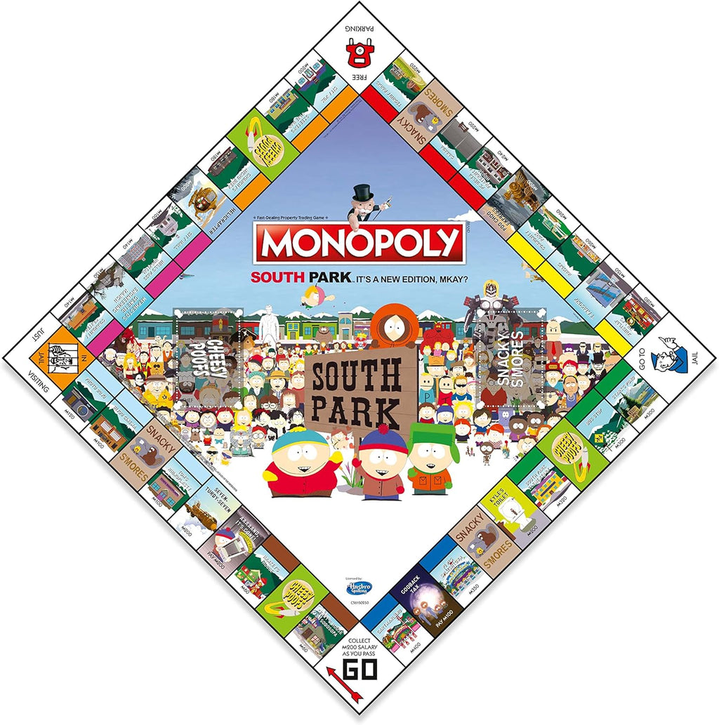 Monopoly: South Park Edition Board Game by Hasbro - Collectible Set