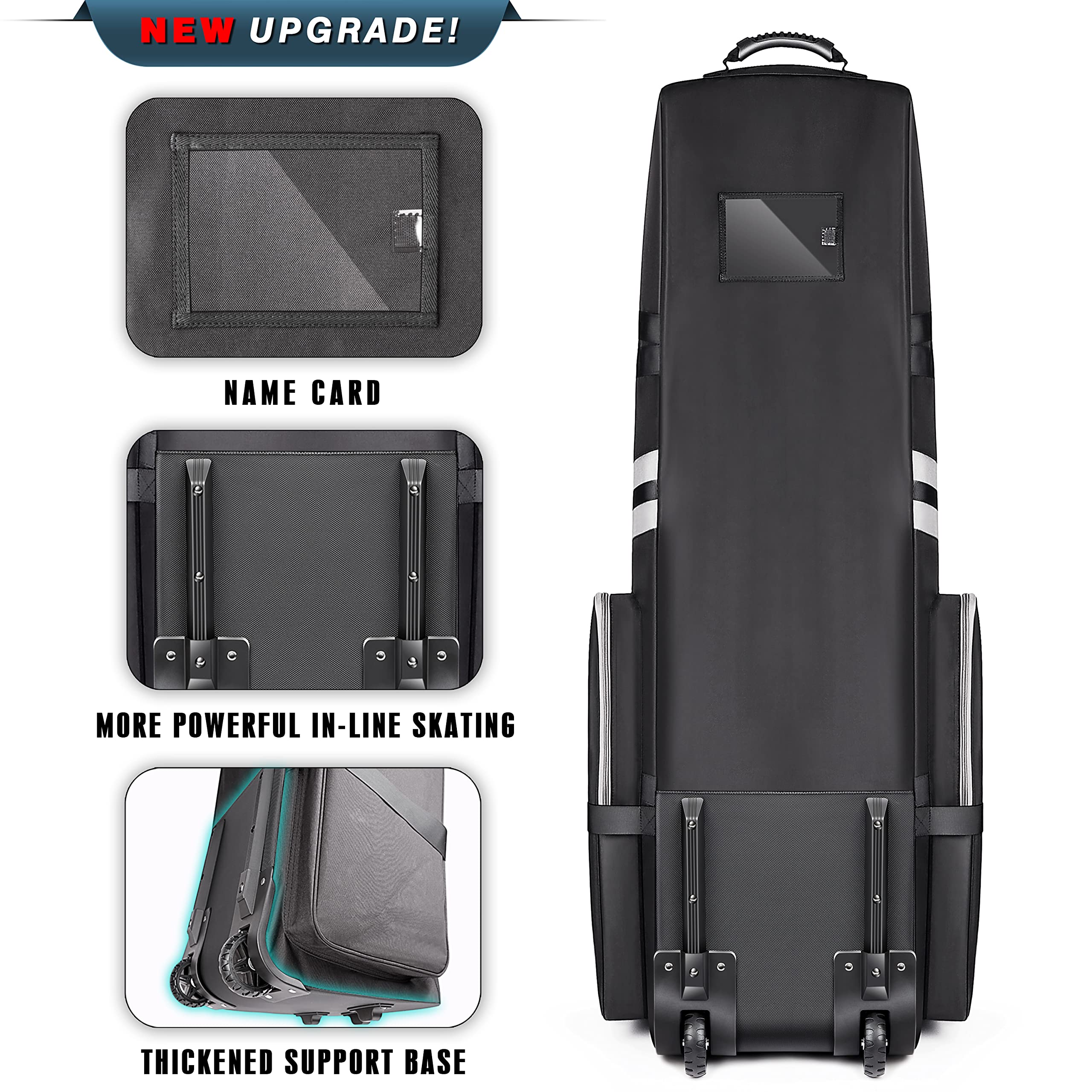 CHAMPKEY 1.0 Golf Travel Bag | 1200D Waterproof Padded Wheeled Case