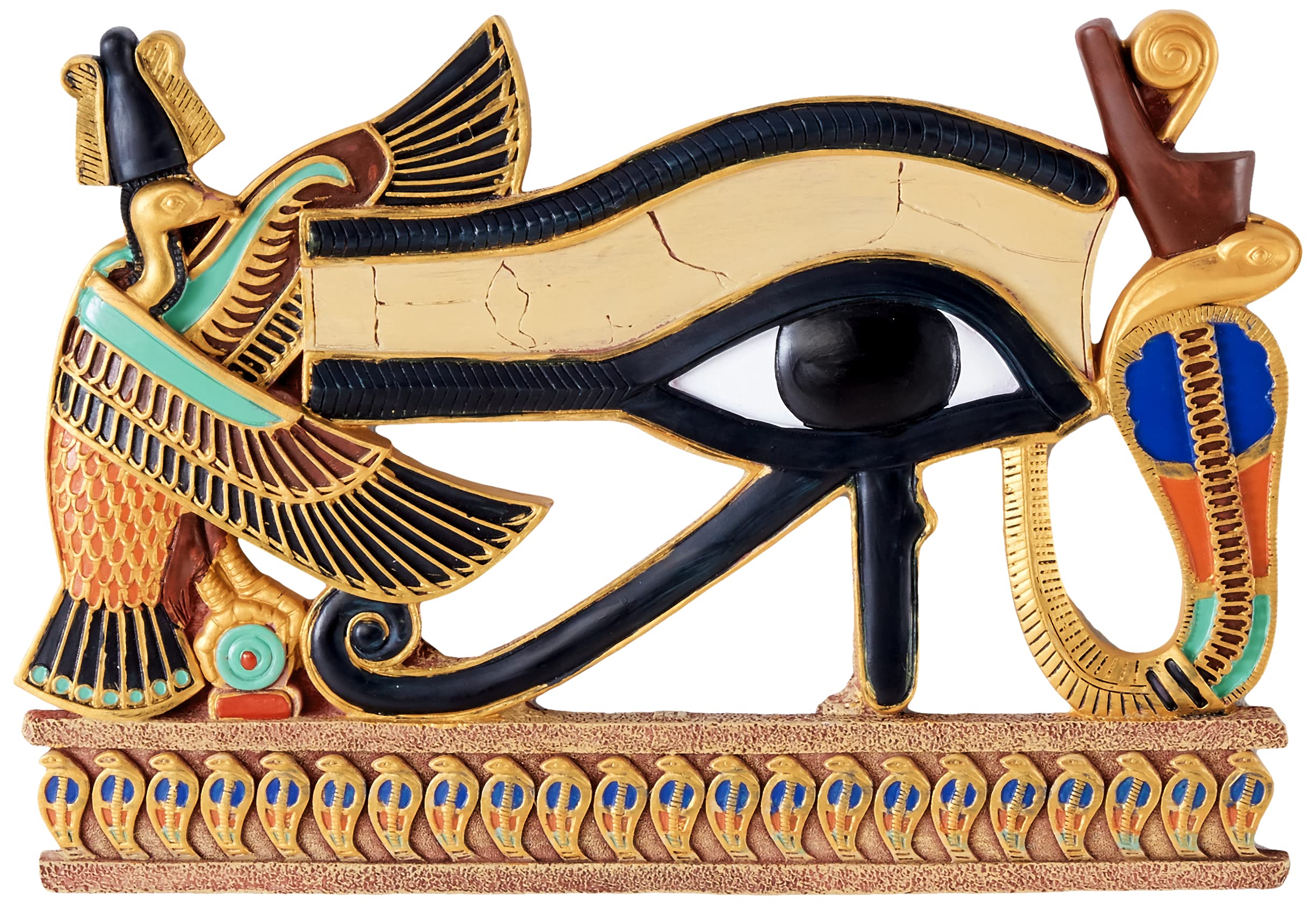 Design Toscano Eye of Horus Wall Sculpture – 30cm Egyptian Decor Plaque