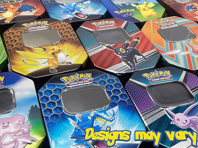 Snaps Mystery Pokemon TCG Tin Bundle | 100+ Cards & Booster Pack