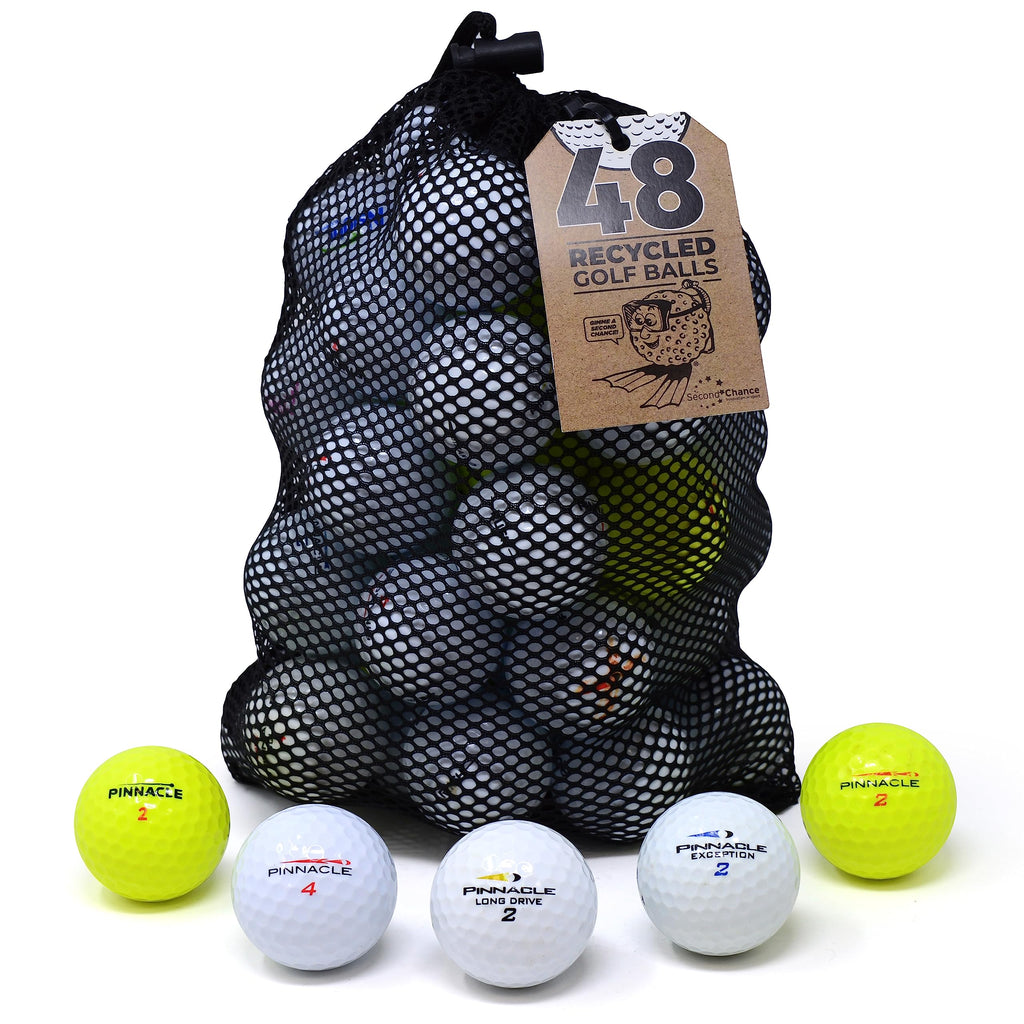 Pinnacle Lake Golf Balls - Grade A Recycled Quality - 48 Pack