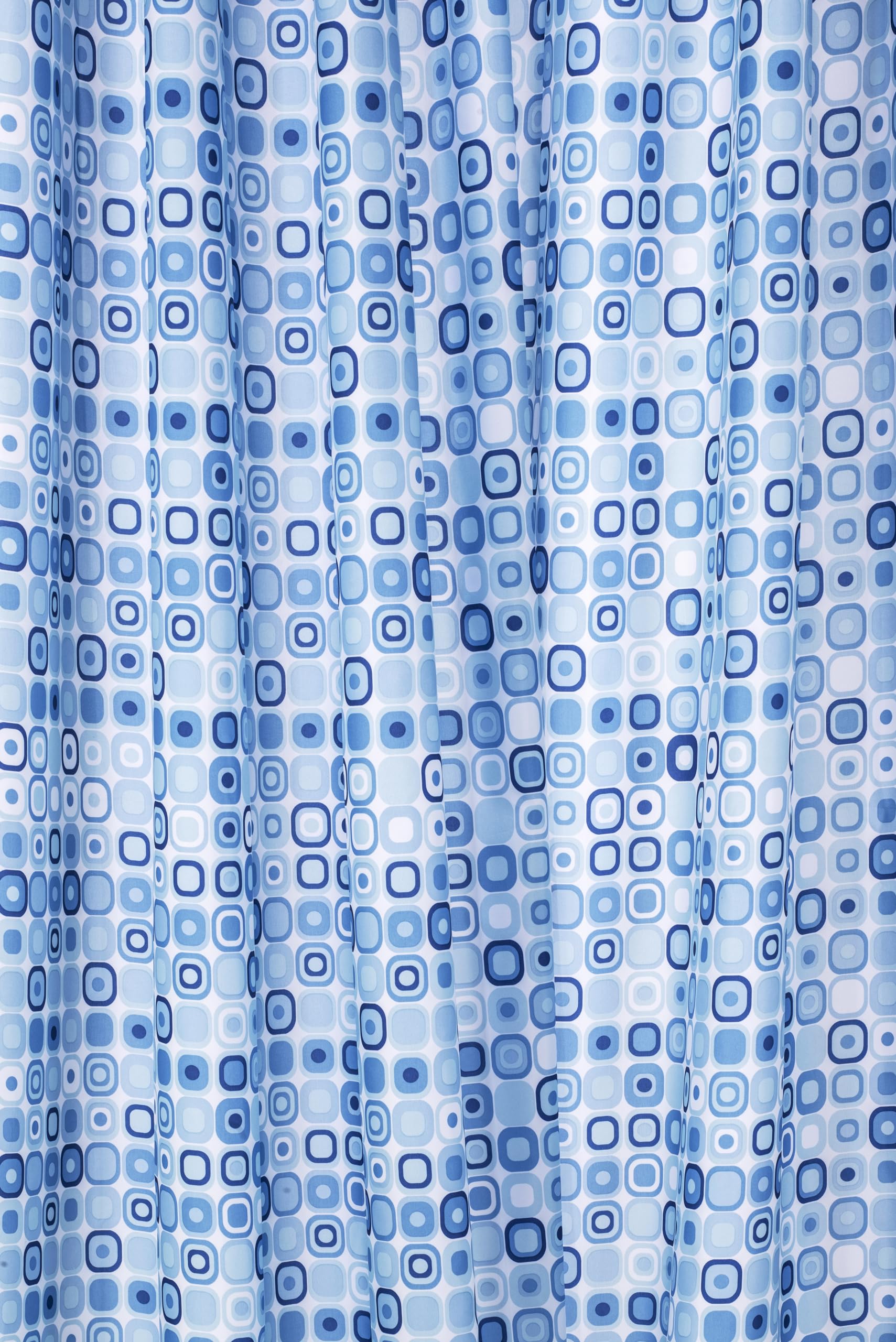 Croydex Geo Mosaic Shower Curtain - Water-Resistant Polyester - 180x180cm